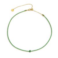 Necklace Marlù Woman Sparkles in Steel Zirconia 31CN0002G-S - 31CN0002G-S